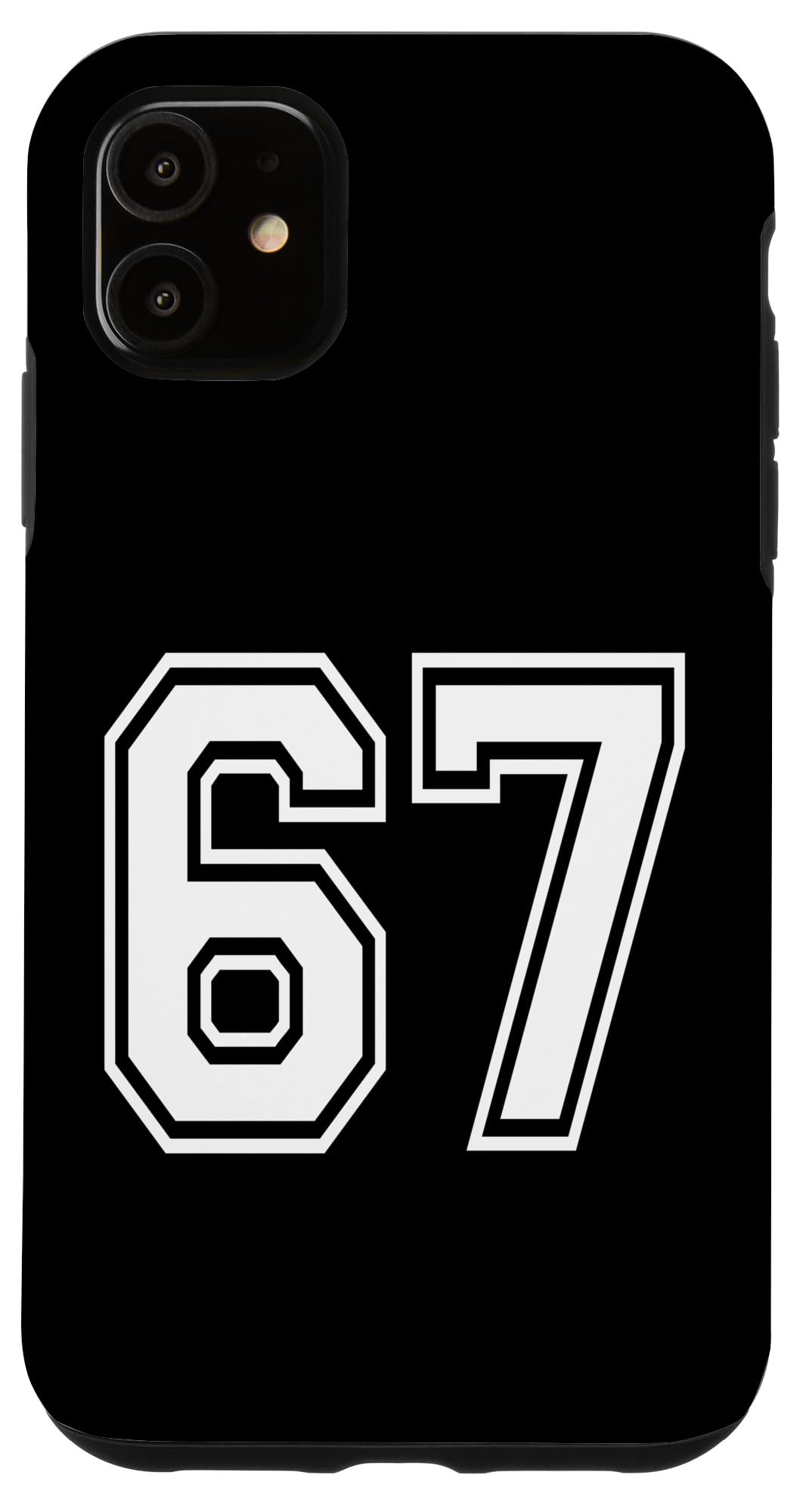 Amazon.com: Number 67 in White Case for iPhone 11 : Cell Phones